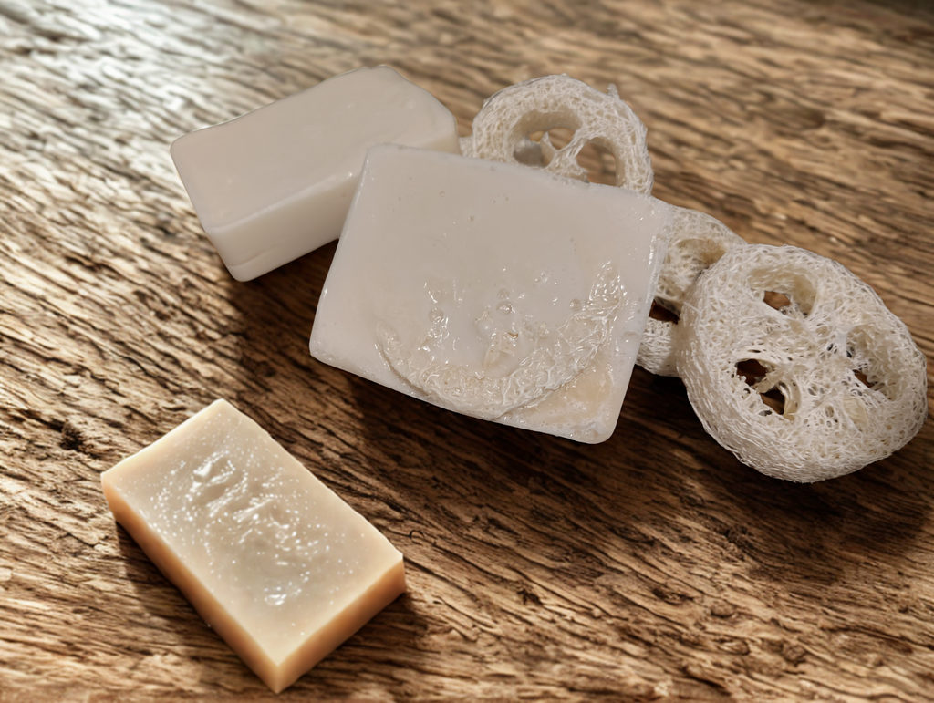 Loofah Tallow Soap Bar 4oz