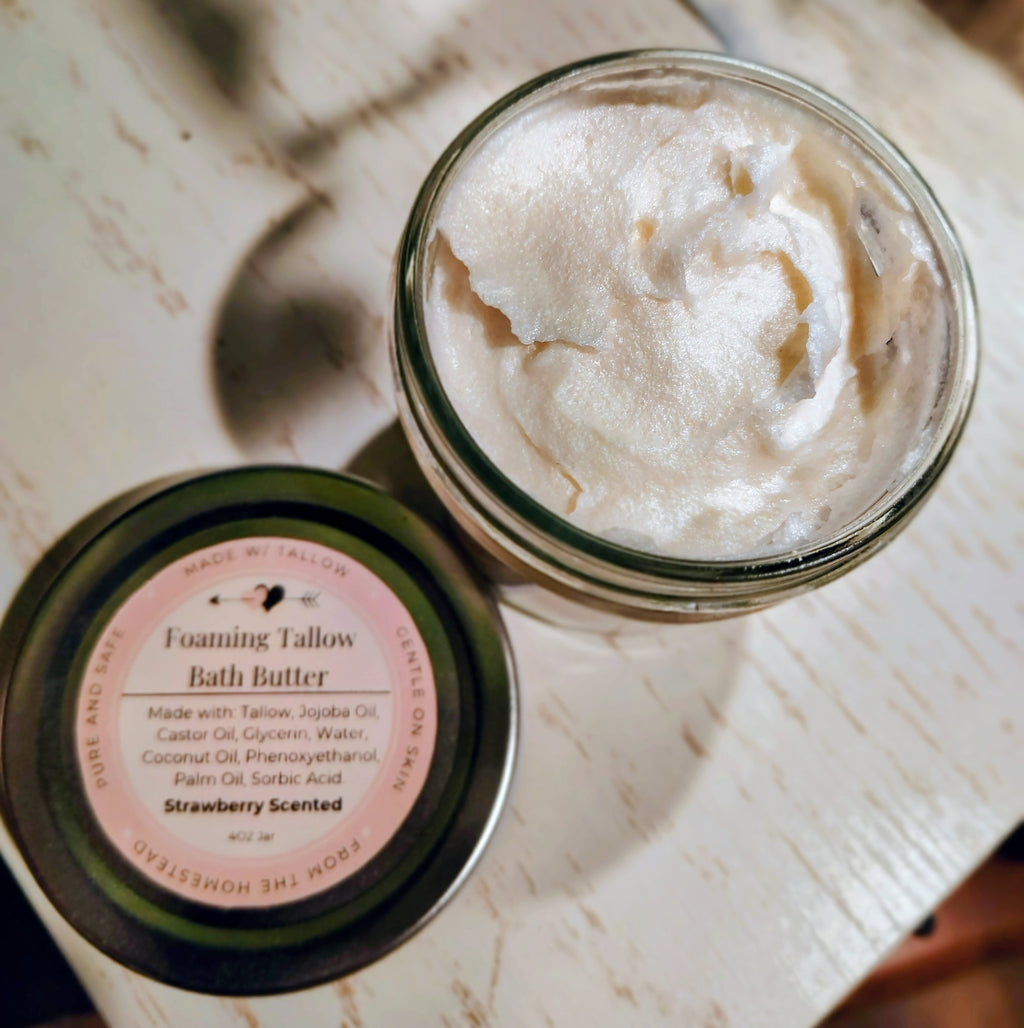 Tallow Foaming Bath Butter